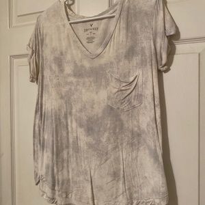 American Eagle Tie Dye Pocket tee